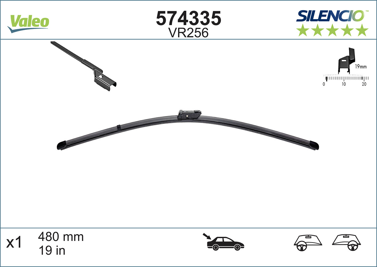 Spazzola tergi - 574335 VALEO